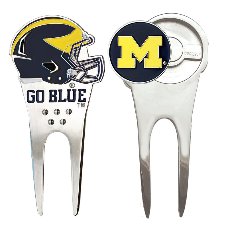 Michigan Wolverines Helmet Divot Repair Tool