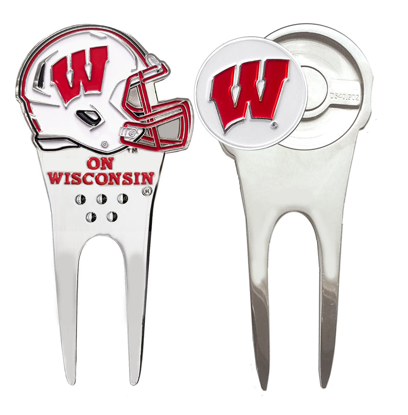 Wisconsin Badger Helmet Divot Repair Tool